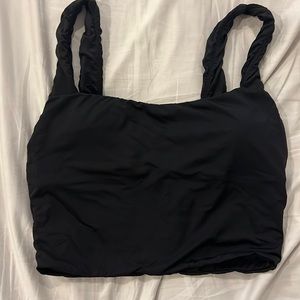 Andie swim tankini top black size medium- Excellent Condition!